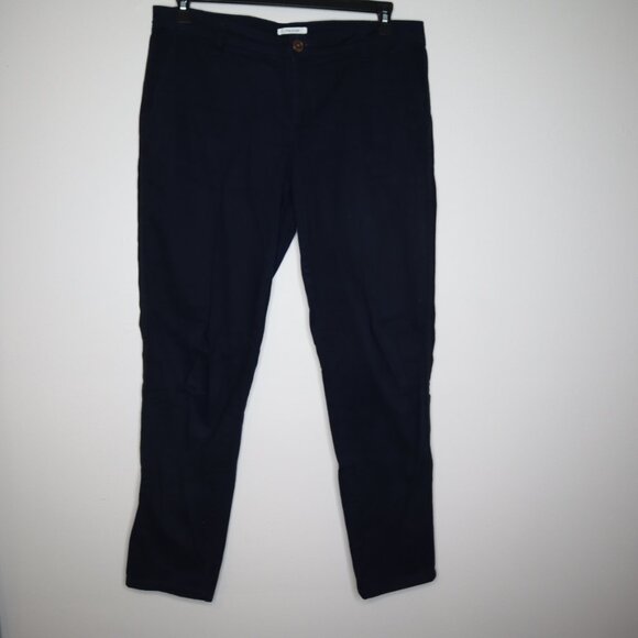Maurices Navy Khaki Pants, 98% Cotton, Size 10 - Picture 4 of 4